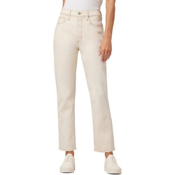 NEW - Joe's Jeans -32 - The OG Women's Straight Ankle Denim Jeans Ecru - Picture 1 of 9